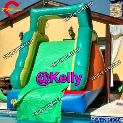 Free door shipping small inflatable water slide for swimming pool, inflatable pool slide for sale, commercial bouncer slides