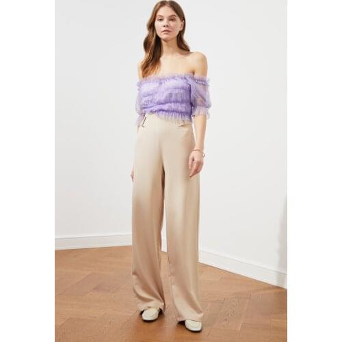 Trendyol Flare Pants TWOSS20PL0294