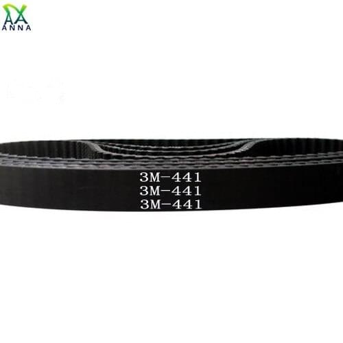 HTD 3M Timing belt C= 435 438 441 444 width 6/9/10/12/15mm Teeth 145 146 147 148 HTD3M synchronous 435-3M 438-3M 441-3M 444-3M