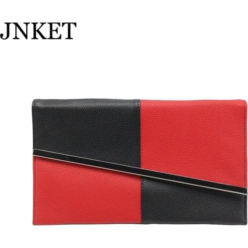 JNKET New Handbag PU Leather Evening Bag Ladies Shoulder Crossbody Bag Banquet Bag