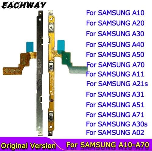 Volume Power Switch On Off Button Key Flex For Samsung A10 A20 A30 A40 A50 A70 A01 A11 A10s A20s A21s A30s A51 A21 A31 A71 A50s
