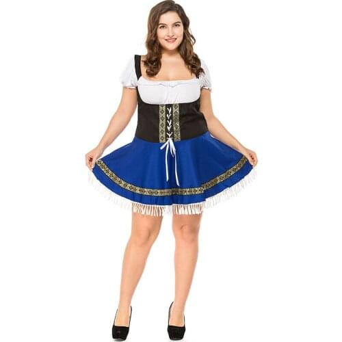 Maid Costume German Oktoberfest Costume Fat Man Role-playing Costume Halloween Game Costume