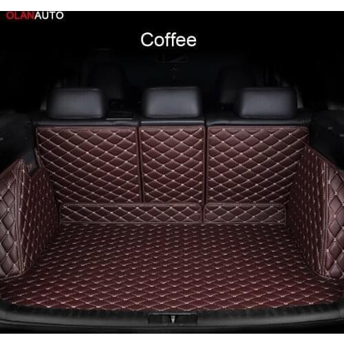 For Nissan X-Trail Xtrail 2020 2019 2018 5 seats Car Trunk Mats Carpets Cargo Cover Back Rear Side Trunt Rugs