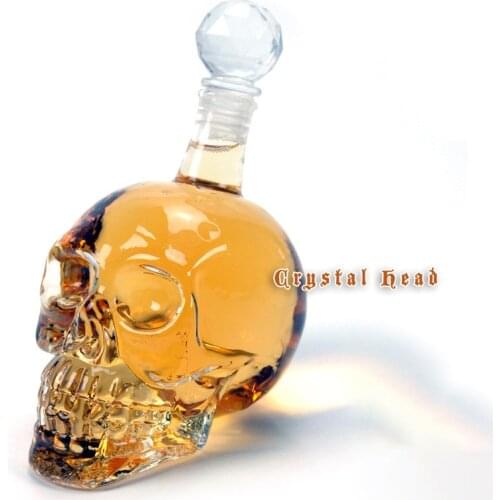 Creative Skull Glass Whisky Vodka Wine Crystal Bottle Spirits Cups Transparent Wine Drinking Cups Bar Home Hotsale Big Sale cup