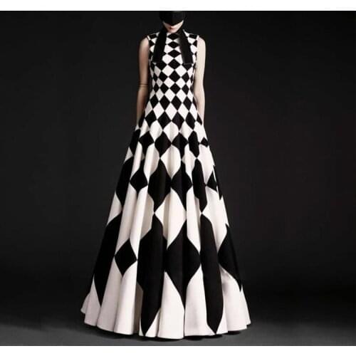 Модные платья в клетку MEIDEPIN China At AliExpress