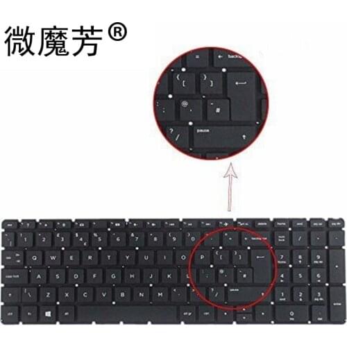 New UK Laptop keyboard For HP 250 G4 256 G4 255 G4 15-ac 15-ac000 15-af 15-af000 no Frame Teclado Keyboard PK131EM1A09 NSK-CWASC