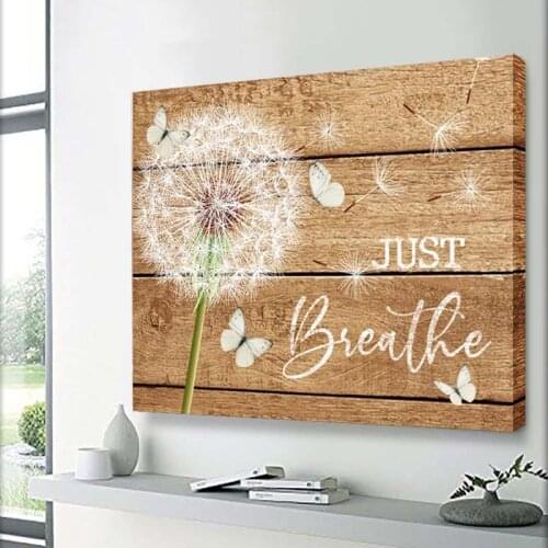 Dandelion Plant Canvas Modular Picture HD Print Modern Home Decor Wood Background Printing Living Room Wall Art Painting Canvas