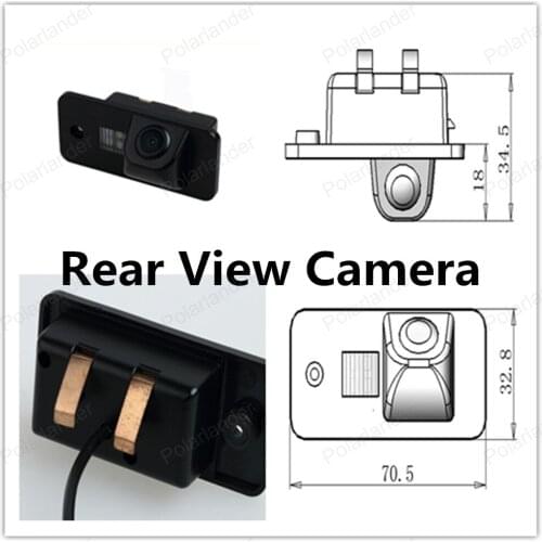 Polarlander Good Quality 170 Degrees Reversing Camera Rear View Camera for 12 Au-di A6L/A4/Q7/S5 CCD Camera