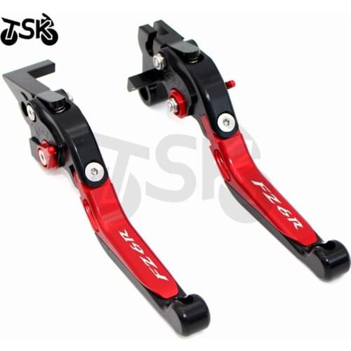 CNC Motorcycle Foldable Extendable Brake Clutch Levers For YAMAHA FZ6R FZ6 R FZ-6R 2009-2015 2010 2011 2012 2013 2014
