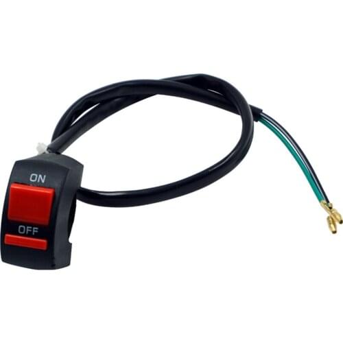 Motorcycle Handlebar Switch ATV Handlebar Light Switch for Motorcycle Light Bike Light Spotlight, Fits Handlebars 22mm