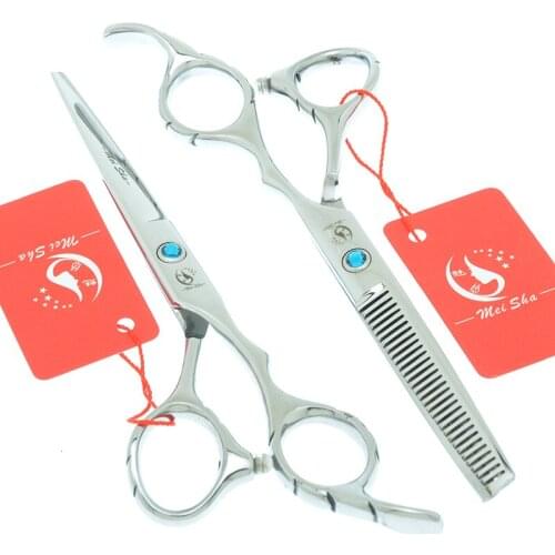 5.5" 6.0" Japan Steel Dogs Grooming Scissors Pet Cutting Shears Animal Thinning Clippers Dog Hair Trimmers Puppy Supplies A0036A