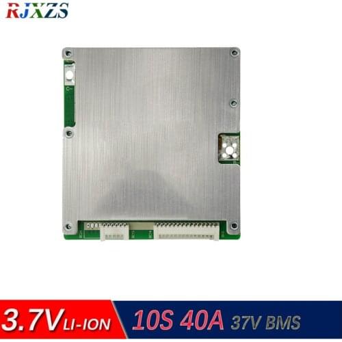 10S 40A version S lipo lithium Polymer BMS/PCM/PCB battery protection board for 10 Packs 18650 Li-ion Battery Cell w/ Balance