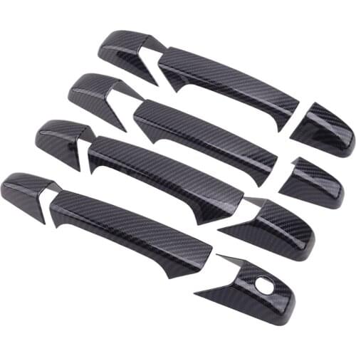 12Pcs Door Handle Cover Trim Fit for Chevrolet Tahoe Suburban Avalanche Silverado GMC Yukon Sierra 2007 2008 2009-2011 2012 2013