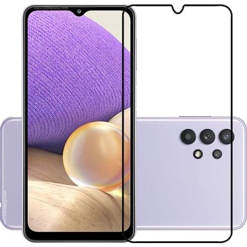 2.5D 9H Premium Tempered Glass Full Coverage Screen Protector Protective Film for Samsung Galaxy A32 5G