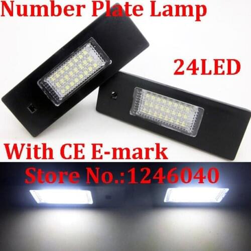 2Pcs Led License Number Plate Light For Fiat Multipla 98~Marea Benzina Diesel 96~99 Bz Gamma Ds Gamma`99 99~02