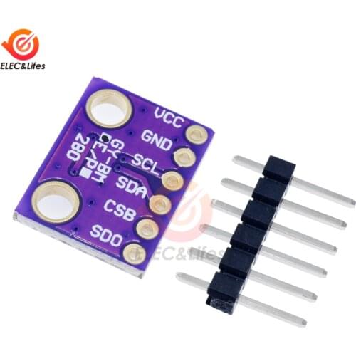 3 In 1 BME280 GY-BME280 Digital Sensor SPI IIC I2C Temperature Humidity And Barometric Pressure Sensor Module 1.8-5V 3.3V