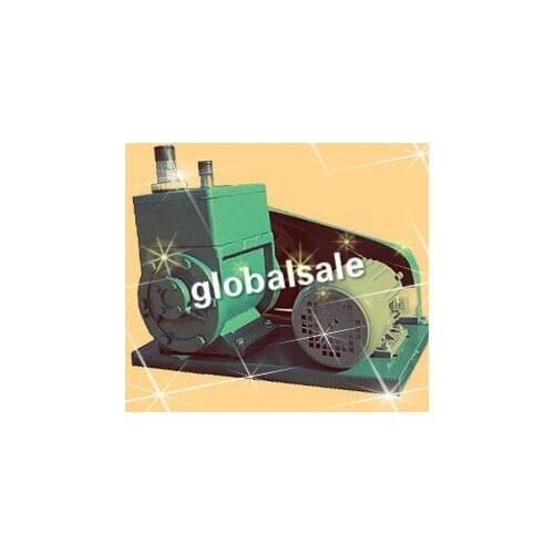 FREE SHIPPING 2X-4A 4L/s 380v50hz 0.55kw 2X China double stage belt driven rotary vane Vacuum pump with good quality