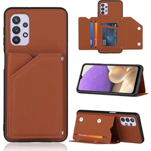 For Samsung A32 5G 4G Leather Card Slot Case for Samsung Galaxy A32 A 32 Back Cover for Galaxy A 32 SM-A326B A325F Fundas