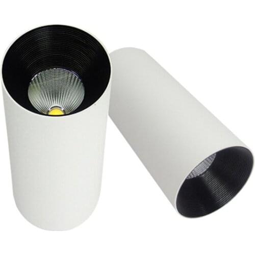 Surface Mounted Cylindrical LED COB Downlight Gold Reflector 7W 10W 15W LED Ceiling Bulbs Lamp Spot Light LED Downlight