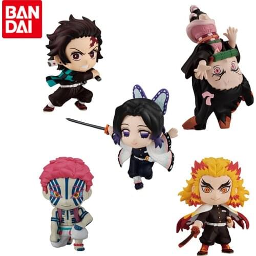 Bandai Genuine Demon Slayer ADVERGE MOTION 2 Anime Action Figures Model Toys Kamado Tanjirou Nezuko Rengoku Kyoujurou Akaza