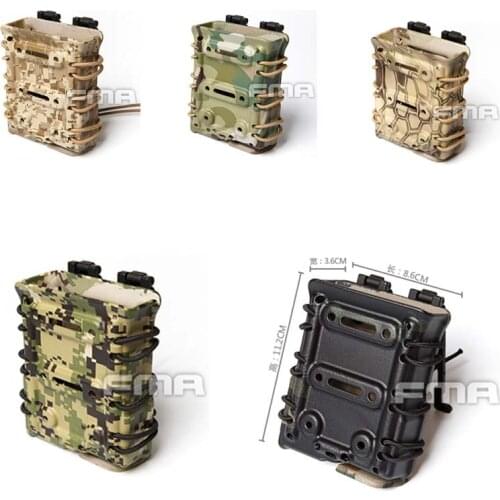 FMA Camo Scorpion RIFLE Mag Single Pouch Carrier 7.62 For Molle TB1267 Tactical Magazine bag Free Shipping