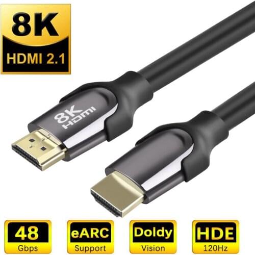 1M 2M 3M HDMI 2.1 HD 8K ps4 cable 4K2K 144Hz projector notebook set-top box cable 48Gbps PS3 game console cable TV Cable