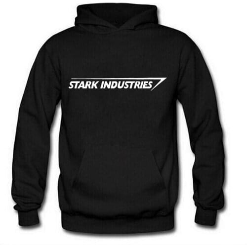 New Design Stark Industries Printed Hoodies Men Full Sleeve Pullover Autumn Winter Male Street Sweatshirts Sudadera Capucha