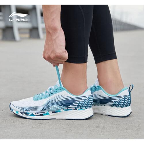 Li-Ning Men BASIC RACING SHOES Running Shoes Light Weight Marathon LiNing li ning Breathable Sport Shoes Sneakers ARMQ009