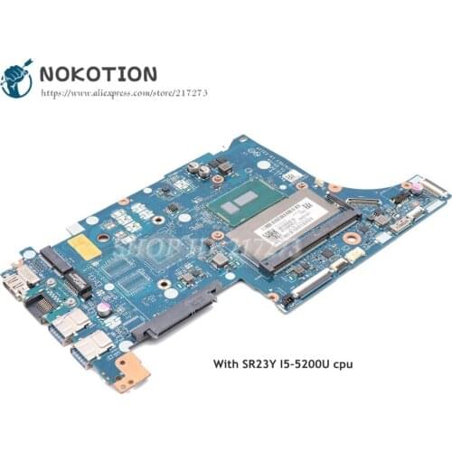 NOKOTION For Lenovo Ideapad E31-70 Laptop Motherboard 13.3 inch AIVS3 AIVE3 LA-C311P SR23Y I5-5200U CPU