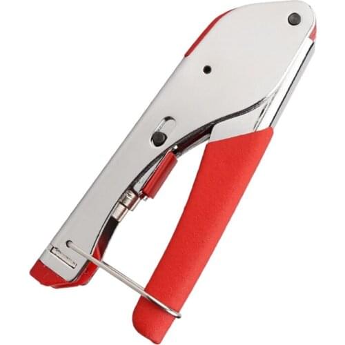 Crimping Tool Coaxial Cable Tool Compression Tool Crimper for Coaxial F Connector RG6/RG59 Cable Alicate Terminador