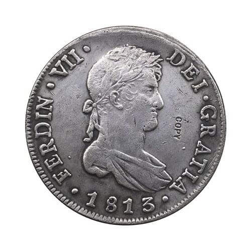 Wholesale Replica Spanish 8 Reales 1813 Copy 90% coper manufacturing