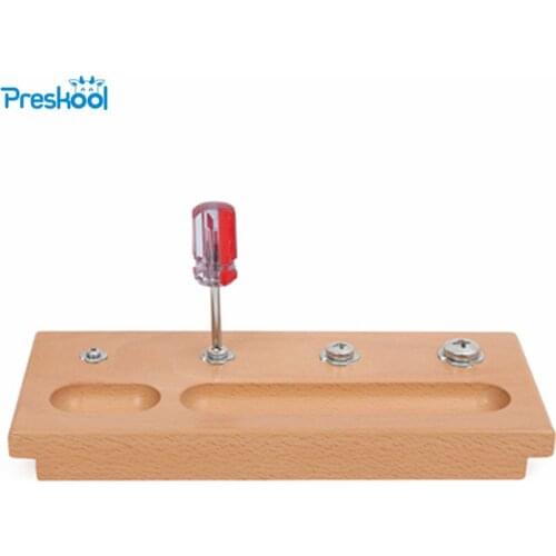 Preskool Montessori Baby Wooden Toy For Children Teaching Aids Educational Toy Brinquedos Juguets