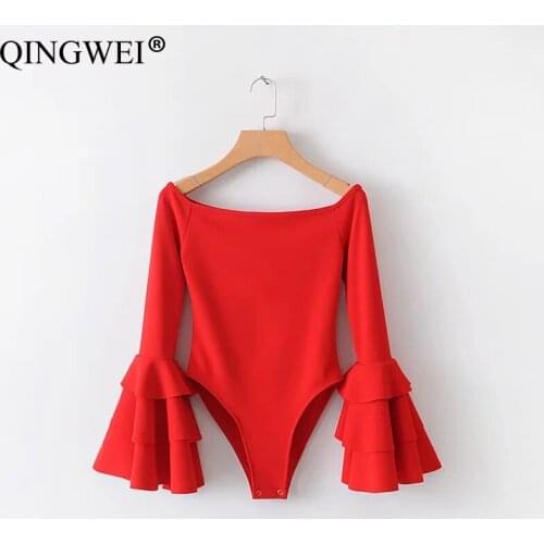 QINGWEI Women's Bodysuits