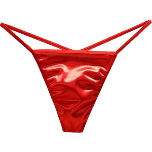 Sissy Men Thong String Mens Sexy T-back Underwear Satin Tanga Gay Men Wear Plus Size Jockstrap