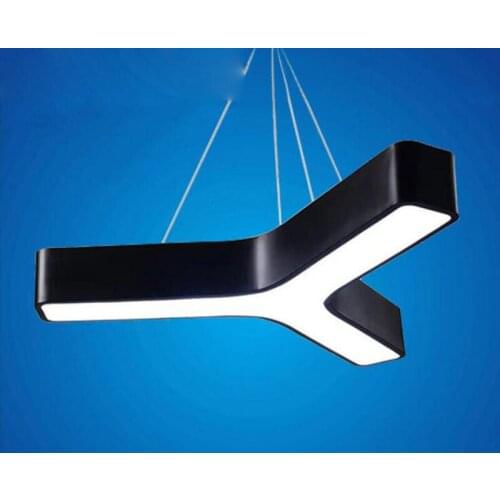 LED office lighting T5 office chandeliers pure aluminum hanging ceiling lamp led shaped office lamp LED lighting fixture lamps