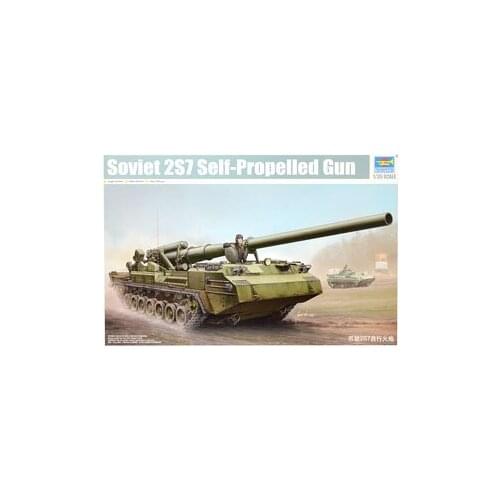 Trumpeter 1/35 scale tank model 05593 Soviet 2S7 self-propelled Gun artillery
