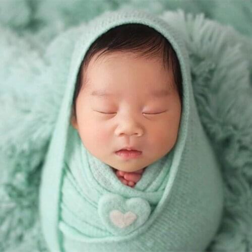 Vintage Denim Stretch Wrap Newborn Stretch Knit Wrap Photo Prop Jersey Stretch Wrap Ulitmate Stretch Wrap