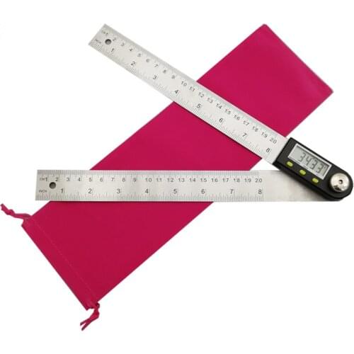 200 300mm Digital Protractor Inclinometer Goniometer Level Measuring Tool Electronic Angle Gauge Stainless Steel Angle Ruler