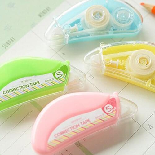 3pcs 33082 U Fan stationery wholesale creative easy stick double-sided tape correction tape