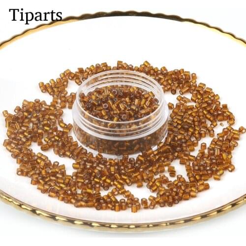 430pcs/lot 2.5mm Mix Color Czech Glass Seed Spacer Beads Silverline Crystal Hole Beads For Kids Jewelry DIY Making Accessorie