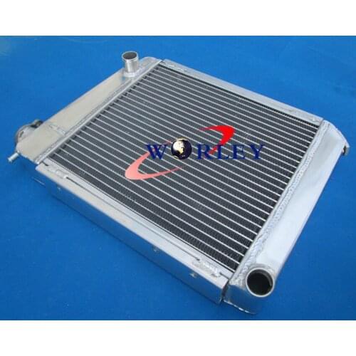 50mm Aluminum Radiator & Fan 1959-1997 for AUSTIN for ROVER for MINI COOPER MT 59 60 61