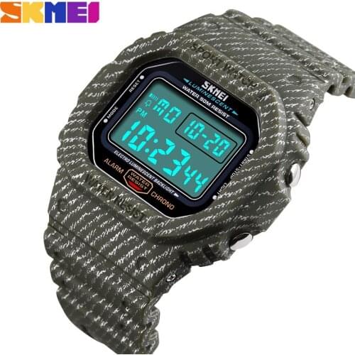 SKMEI Outdoor Mens Military Sports Watches Waterproof Stopwatch Electronic Alarm Clock Digital Watches relogio masculino 1471