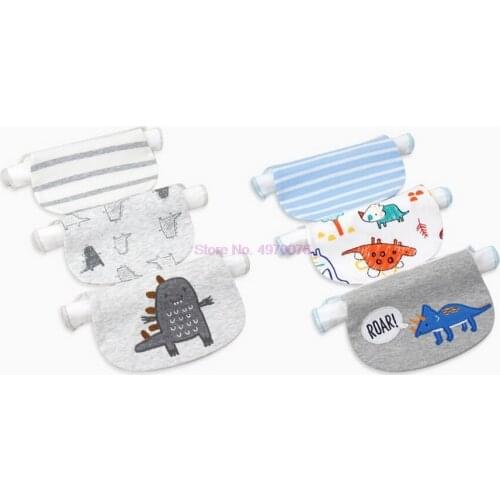 DHL 100set 3pcs/set Pure Cotton Baby Sweat Towel Baby Stuff for Newborns Security Blanket Infant Cloth Gauze Wipe Sweat Back