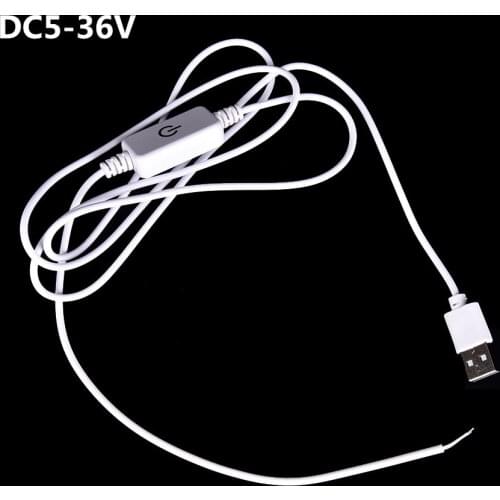 Length 1.5M LED Strip Touch Dimmer Brightness Control Dimmer Switch Dimmer 2A Light Switch Adjustment Led Touch Dimmer Usb