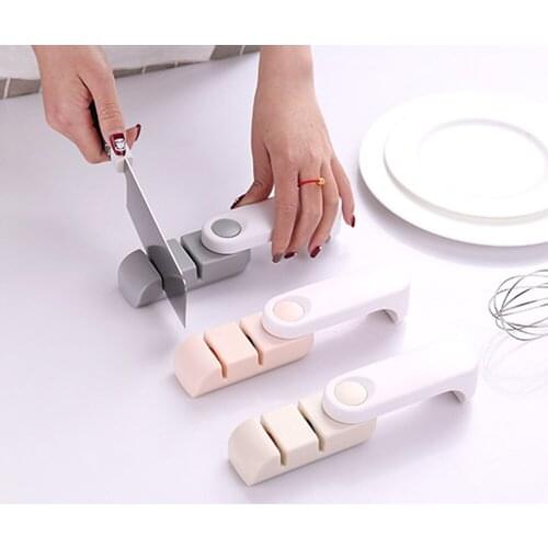 Creative Home Two-Stage Knife Sharpener Multi-Function Rotation Fast Sharpening Stone Convenient Fine Grind Home Kitchen Gadget3