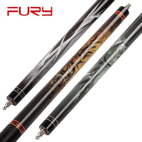 FURY PX Pool Cue Stick 11.75/12.75mm Tiger Tip 3 Choices Lizard Leather Lrish Line Wrap Maple Shaft Quick Joint Billiard Kit