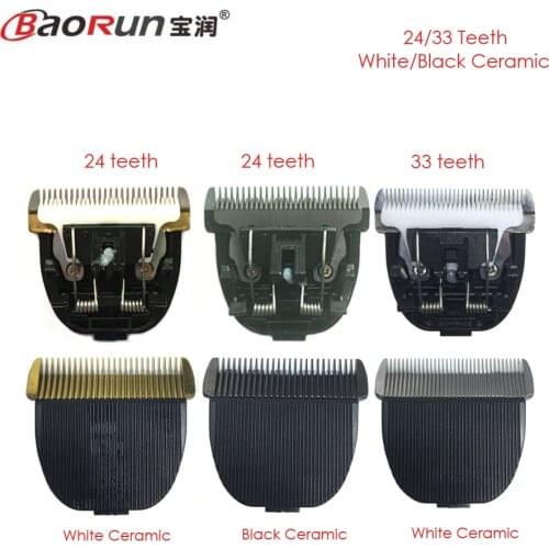 Pet Clipper Blade Dog Hair Trimmer Blade Original Ceramic Titanium Blade for Baorun P2 P3 P6 P7 P9 S1