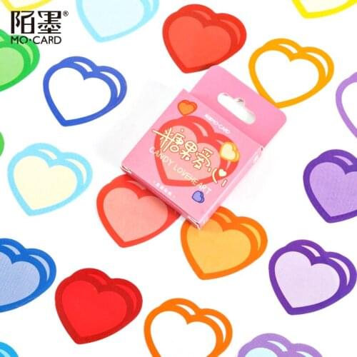 Mo.Card Candy Love Mini Paper Diary Sticker Scrapbooking Decoration Label Wholesale