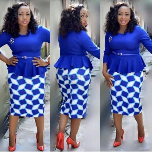 2021 new elegent fashion style summer african women cotton plus size suit