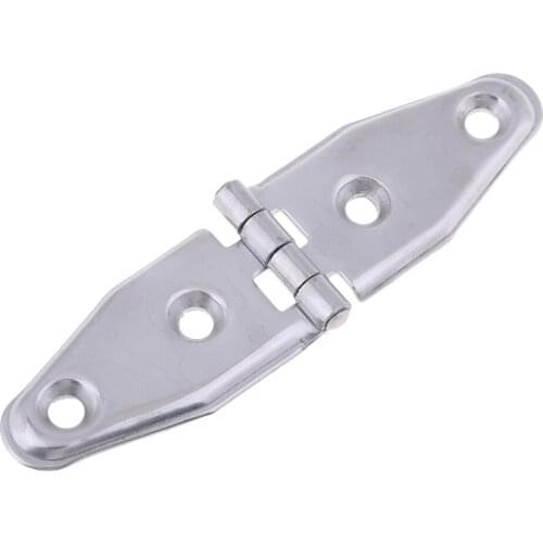 Stainless Steel Door Cabin Stamp Strap Hinge 1.25"x4" For Boat